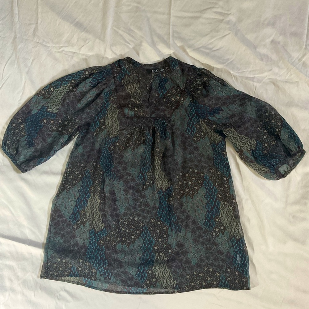 Women’s A.N.A size large boho blouse